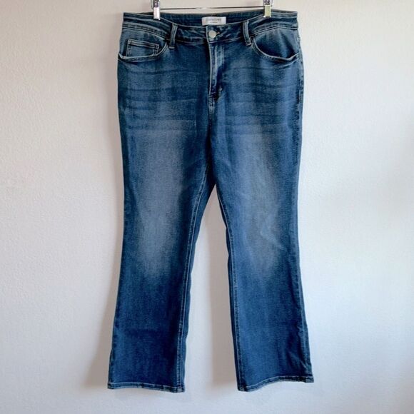 Loveret by Vervet Paramount High Rise Slim Bootcut Jeans Plus Sz 16 - Picture 3 of 12